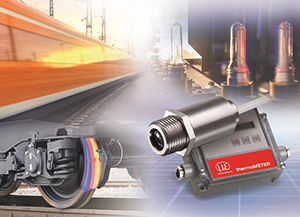 Non-contact infrared temperature sensor offers ultra-high measuring speeds
