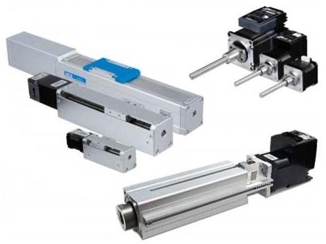 All-in-one linear positioner with integrated closed loop drive and control