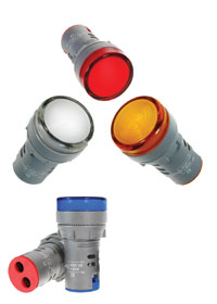 Low cost LED panel indicators offer lower power consumption
