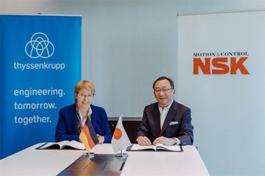NSK and Thyssenkrupp evaluate automotive joint venture