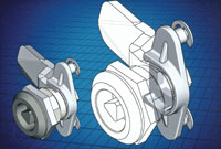 Multi-point locking adapter