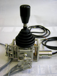 Joystick with ATEX approved materials