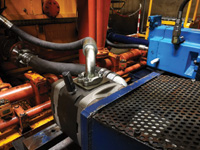 Automated monitoring of rotation in heavy industries