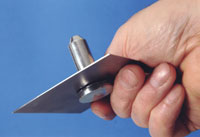 Heavy duty stud provides accurate location