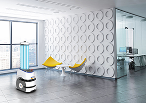 European Covid disinfection robot honoured at Omron global contest to address social challenges
