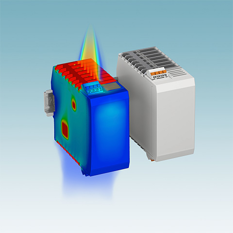 Optimal electronics design through thermal simulation