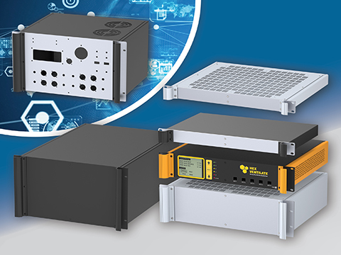 19in rack cases are quick and easy to customise