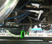 Laser triangulation sensors for groundbreaking ActiWheel project