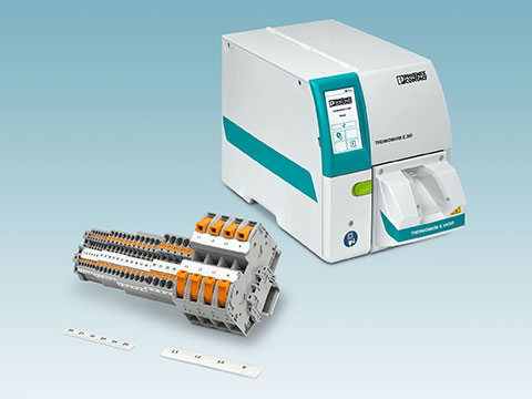 Automated identification of entire terminal strips in a single process step