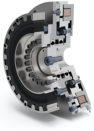 2in1 combination coupling/clutch assemblies reduce cost, footprint and weight