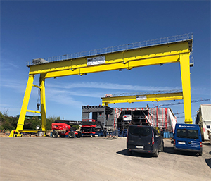 Stromag rail clamps help KÃ¼msan Cranes to build new bridge