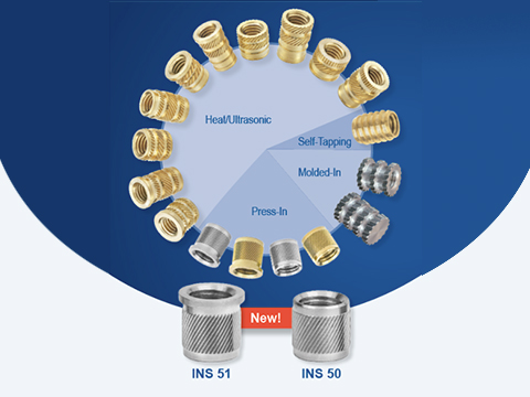 SPIROL expands press-in insert line with the introduction of aluminium