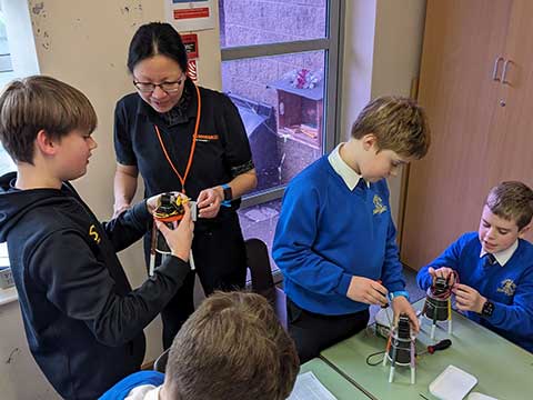 Renishaw inspires budding engineers at primary school’s technology club