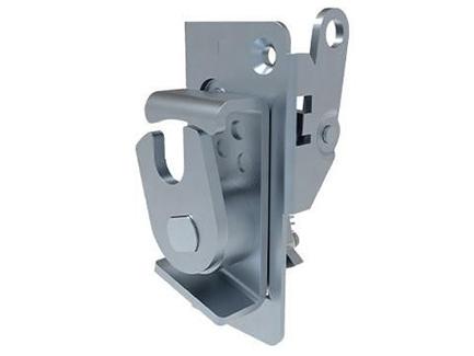 Rotary latch features debris resistant design and concealed latching