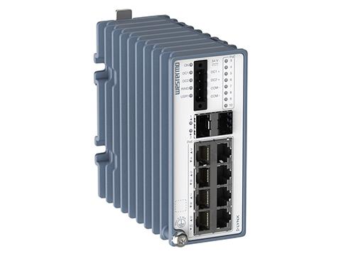 Industrial PoE switch supports mission-critical networks