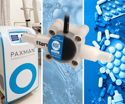NSF-approved turbine flow meters provide a low-cost solution
