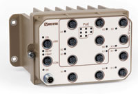 PoE switches for rail applications