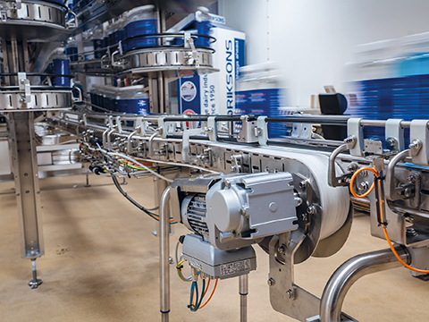 Efficient design of conveyor systems for food packaging