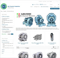 Single/double stage side channel blowers/exhausters now available on-line