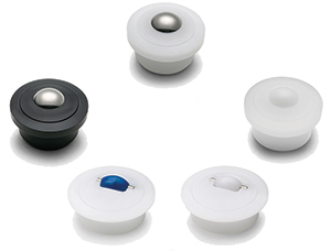 New ball transfer units, roller tracks and conveyor balls from Elesa