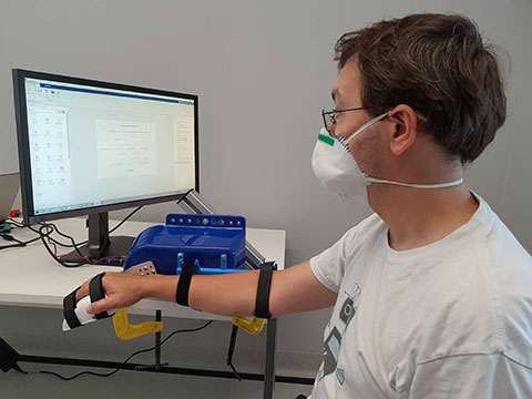 Robots enhance limb therapy for patients with neurological conditions