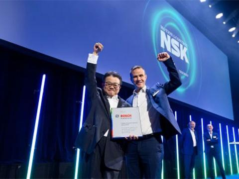 NSK awarded Bosch Global Supplier Award