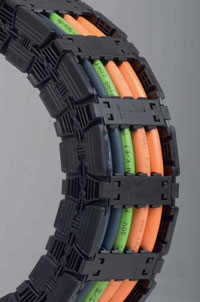 New design of energy chain is up to 37% lighter