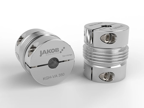 Stainless steel metal bellows coupling for food and medical applications