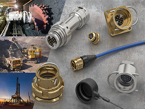Circular connectors ruggedised for use in extreme industrial applications