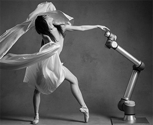 Ballet dancer Merritt Moore chooses a cobot as her new dance partner
