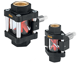 Visual flow indicators now with flow meter sensor