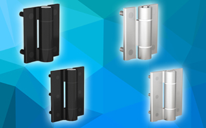 New Pinet aluminium hinges from FDB Panel Fittings