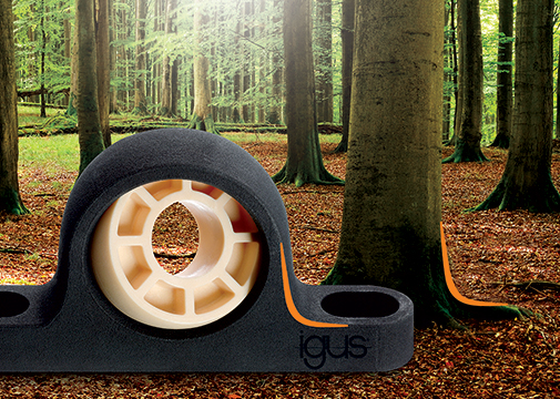 Maintenance-free, economical alternative to classic cast housing bearings