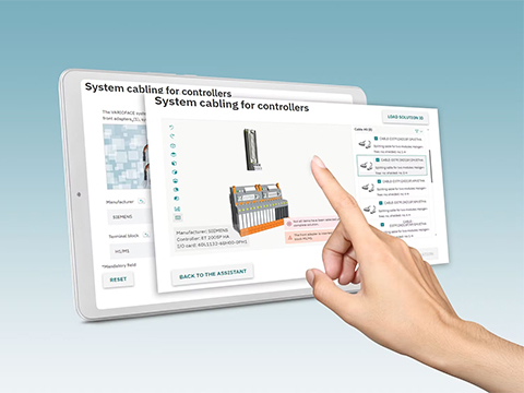 The right choice with the new online configurator for system cabling for controllers
