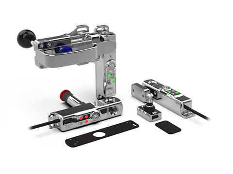 Stainless steel safety interlocks for food manufacturing