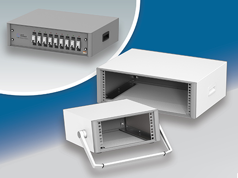 Wider choice of standard colours for TECHNOMET mini-rack enclosures