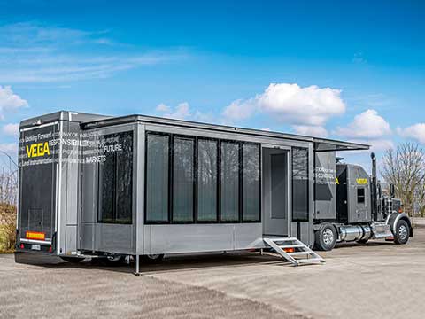VEGATRUCK on the road customer training facility 2024 UK tour