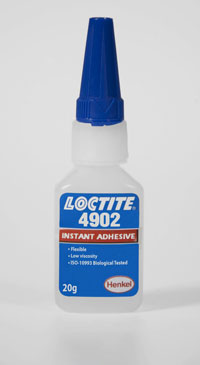 The Flexibility of an acrylic or urethane adhesive in an instant