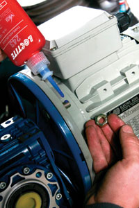 How do you prevent nuts and bolts from vibrating loose?
