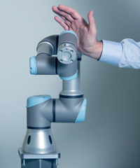 Lightweight, table-top robot for collaborative working