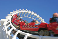 Chain solution for roller coaster
