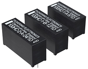 SIL/SIP reed relays handle continuous carry currents to 3A