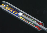 High cycle range of shock absorbers