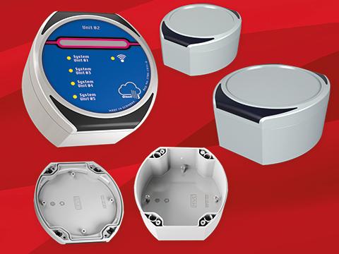 Rolec’s ‘round’ plastic enclosures for industrial electronics now in four sizes