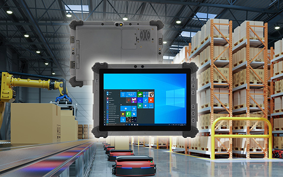 Industrial tablet designed for continuous use in any environment