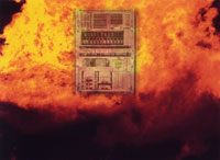 Rack extinguisher system provides fire protection