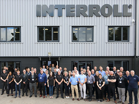 Interroll launches upgraded UK customer hub