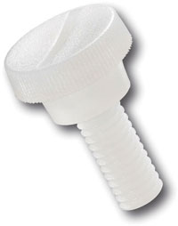 Knurled thumb screws suit manual assembly