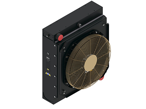 Air fluid cooler is optimised for electrification applications where space is limited
