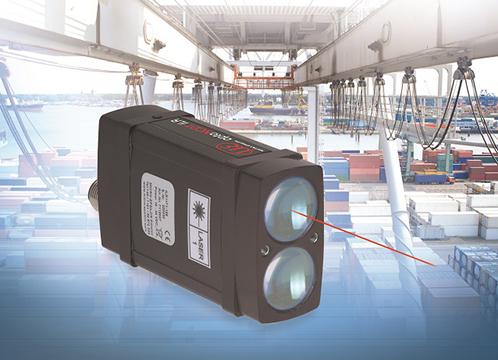 Laser distance sensor measures up to 270 metres